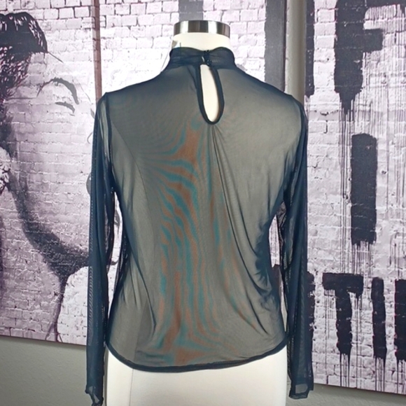 Ashley Stewart The Olivia Mesh Top - Picture 5 of 5